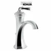 Kohler Devonshire Single Hole Bathroom Faucet - Drain Assembly Included -AMERICANBATH Sales WDM 13 Chrome 59915.1666619204