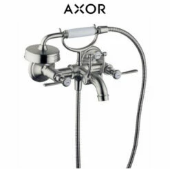 Axor Montreux Wall Mounted Tub Filler With Built-In Diverter And Lever Handles - Includes Hand Shower