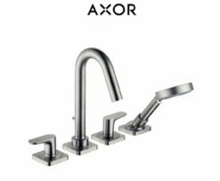Axor Citterio Deck Mounted Roman Tub With Built-In Diverter - Includes Hand Shower