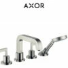 Axor Citterio Deck Mounted Roman Tub With Built-In Diverter And Lever Handles - Includes Hand Shower