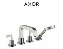 Axor Citterio Deck Mounted Roman Tub With Built-In Diverter And Lever Handles - Includes Hand Shower