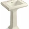 Kohler Memoirs Classic 24" Fireclay Pedestal Bathroom Sink With 8" Widespread Faucet Holes 1 Kohler Memoirs Classic 24" Fireclay Pedestal Bathroom Sink With 8" Widespread Faucet Holes -AMERICANBATH Sales b3.1 39142.1591645326