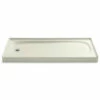 Kohler Salient 60" X 30" Single Threshold Enameled Cast Iron Shower Base With Left Drain -AMERICANBATH Sales blob 05399.1612205469