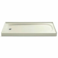Kohler Salient 60" X 30" Single Threshold Enameled Cast Iron Shower Base With Left Drain