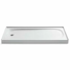 Kohler Salient 60" X 30" Single Threshold Enameled Cast Iron Shower Base With Left Drain -AMERICANBATH Sales blob 20158.1612205469