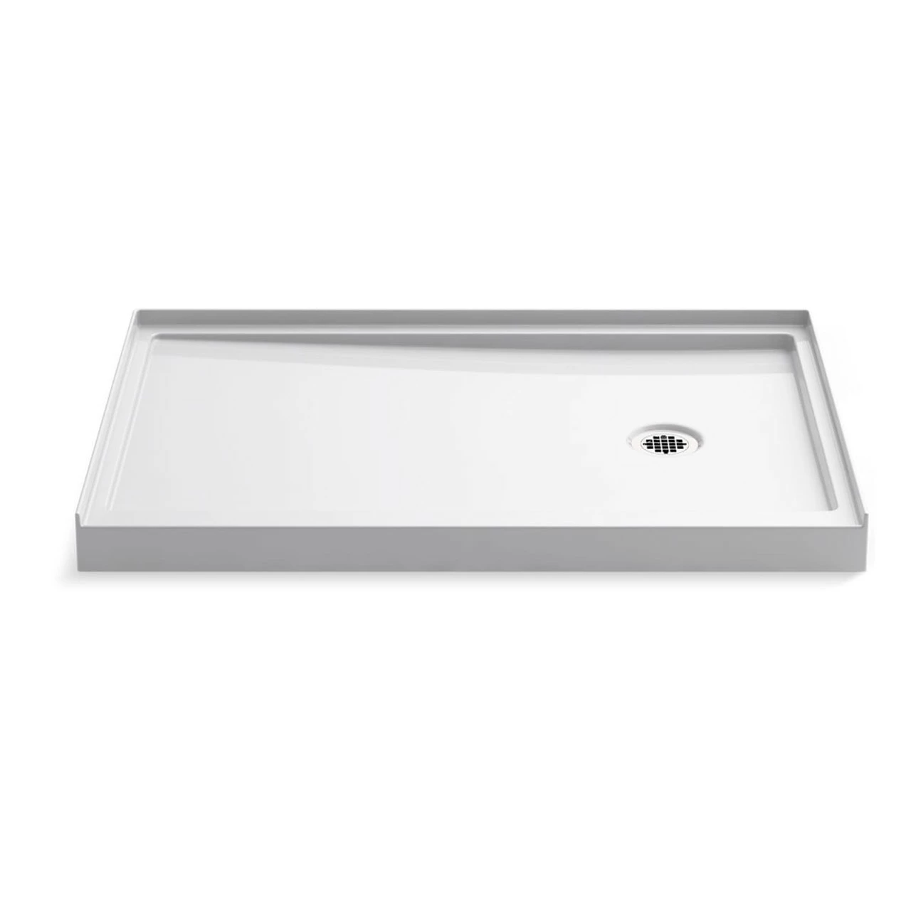 Kohler Rely 48" X 32" Rectangular Shower Base With And Right Drain 3 Kohler Rely 48" X 32" Rectangular Shower Base With And Right Drain