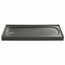 Kohler Salient 60" X 30" Single Threshold Enameled Cast Iron Shower Base With Left Drain -AMERICANBATH Sales blob 30447.1612205469
