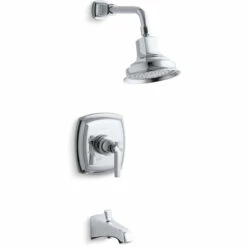 Kohler | Margaux® Rite-Temp® Bath And Shower Valve Trim With Lever Handle, NPT Spout And 2.5 Gpm Showerhead