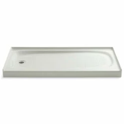 Kohler Salient 60" X 30" Single Threshold Enameled Cast Iron Shower Base With Left Drain -AMERICANBATH Sales blob 46688.1612205469