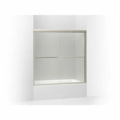 Kohler | Gradient™ Sliding Bath Door, 58-1/16" H X 59-5/8" W, With 1/4" Thick Crystal Clear Glass -AMERICANBATH Sales blob 64494.1607702346