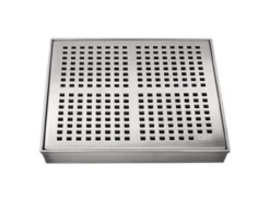 QM Kai Center Drain Satin Finish 5 3/4"x 5 3/4"