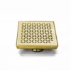 QM Lotus Center Drain 4"x 4" Gold Finish -AMERICANBATH Sales image 24034 76825.1552188960
