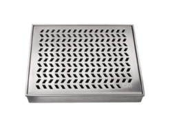 QM Nami Center Drain Satin Finish 5 3/4"x 5 3/4"
