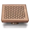 QM Lotus Center Drain 5 3/4"x 5 3/4" Bronze Finish -AMERICANBATH Sales image 43549 96832.1552188959