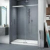 Fleurco NA48-11-40 Nova Apollo In-Line 48 Sliding Door And Fixed Panel With Hardware Finish: Bright Chrome And Glass Type: Clear Glass -AMERICANBATH Sales medium Apollo Inline Square 96719 02036.1552189009